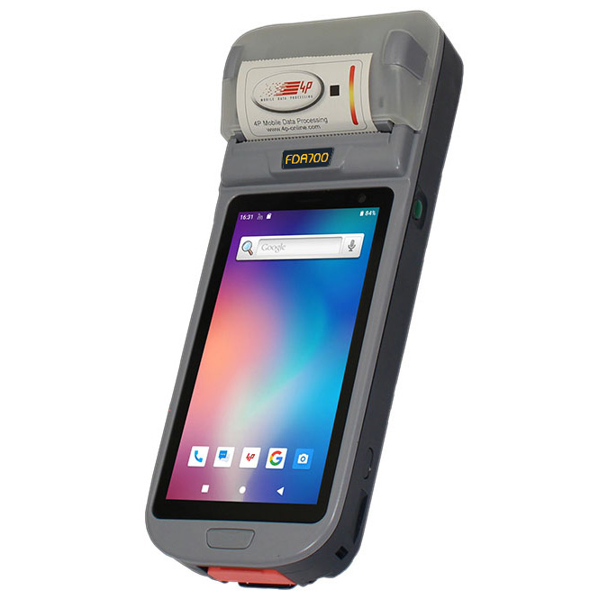 FDA700 smartphone Android TODO-EN-UNO de construcción robusta con impresora incorporada